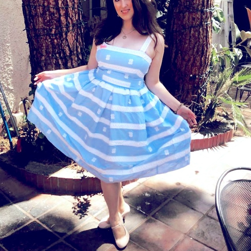 RARE Unique Vintage x Barbie Suburban Shopper Dress Size 14 XL